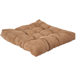 Living and Home Light Coffee Soft Corduroy Chair Cushion 55 x 55cm - Size: 5 x 55 x 55cm - Wilko - thumbnail 4