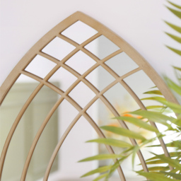 Charles Bentley Lisbon Cream Sand Effect Arched Wall Mirror - Size: 2.8 x 125 x 65cm - Wilko - thumbnail 6