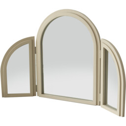 Evie Ridged Arch Dressing Table MirrorWhite - Wilko - thumbnail 6
