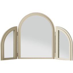Evie Ridged Arch Dressing Table MirrorWhite - Wilko - thumbnail 1