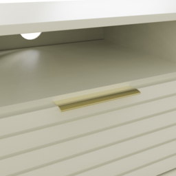 GFW Nervata Cream TV Unit - Size: 49 x 119.5 x 39cm - Wilko - thumbnail 7