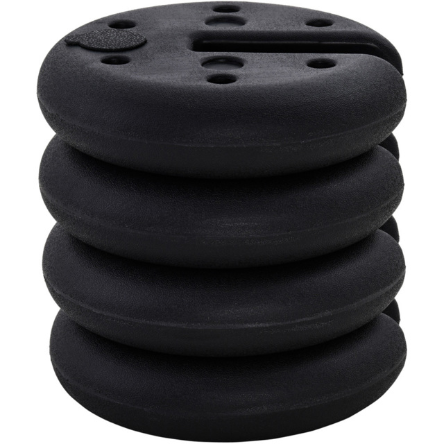 Outsunny Gazebo Sand Fillable Weight Set of 4 - Size: 4 Piece - Black - Wilko - image 1