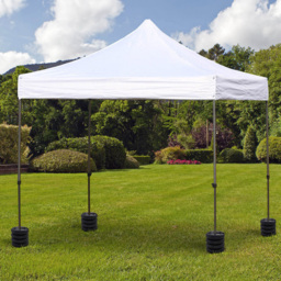 Outsunny Gazebo Sand Fillable Weight Set of 4 - Size: 4 Piece - Black - Wilko - thumbnail 3