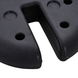 Outsunny Gazebo Sand Fillable Weight Set of 4 - Size: 4 Piece - Black - Wilko - thumbnail 4