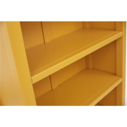 Palazzi 4 Shelves Mustard Bookcase - Size: 4 Shelf - Yellow - Wilko - thumbnail 7