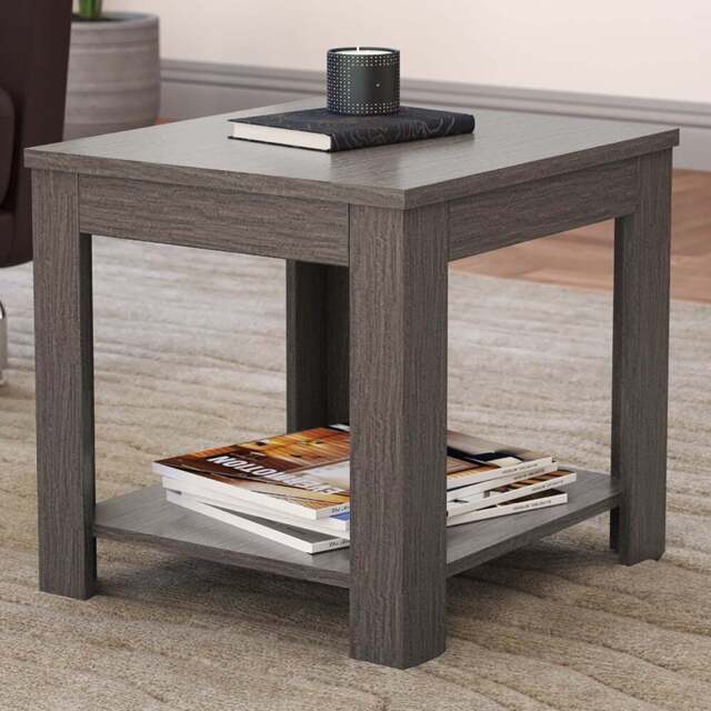 AVF Calibre Grey Oak Side Table - AVF Group Ltd - Wilko - image 1
