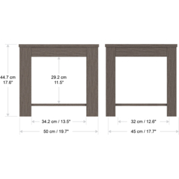AVF Calibre Grey Oak Side Table - AVF Group Ltd - Wilko - thumbnail 6