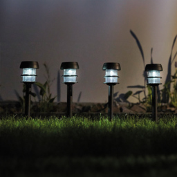 Luxform Lagos Black LED Garden Solar Spike Light 24 Pack - Size: 7.4 x 7.4 x 36.5cm - Wilko - thumbnail 3