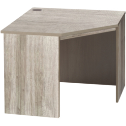 R White Cabinets Corner Computer Desk Grey - Size: 72.8 x 94 x 54cm - Wilko - thumbnail 3