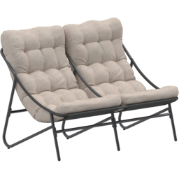 Charles Bentley Porto 4 Seater Garden Lounge Set - Grey - Wilko - thumbnail 4