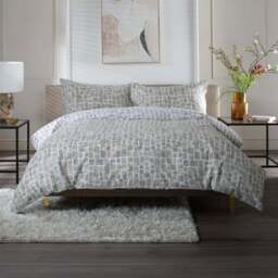 The Lyndon Company Tulle Super King Size Natural Reversible Duvet Set - Cream - Wilko - thumbnail 1