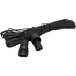 Best Artificial 200 Bright White Multi Function Mains Powered Black String Light - Size: 5 x 5 x 2000cm - Wilko - thumbnail 3
