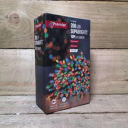 Premier 200 Multicolour LED Multi-Function Clear String Light 16m - Size: 5 x 1600 x 5cm - Multi Coloured - Wilko - thumbnail 7
