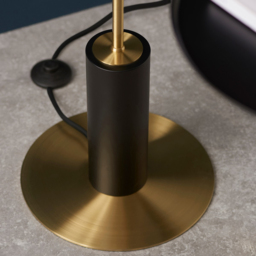 Merano Rome 3 Light Glass Satin Brass Plate Floor Lamp - Size: 34 x 34 x 150cm - Brown - Wilko - thumbnail 6