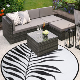 Home Garden Direct Divan Jupiter Outdoor Rug 200cm - Multi - Wilko - thumbnail 3