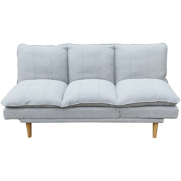DS Living The Amalfi 3 Seater Grey Textured Fabric Sofa Bed - Wilko - thumbnail 3