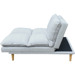 DS Living The Amalfi 3 Seater Grey Textured Fabric Sofa Bed - Wilko - thumbnail 7