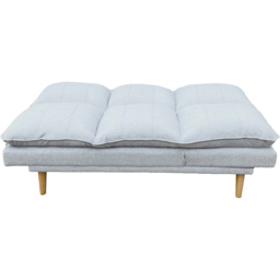 DS Living The Amalfi 3 Seater Grey Textured Fabric Sofa Bed - Wilko - thumbnail 4