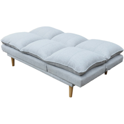 DS Living The Amalfi 3 Seater Grey Textured Fabric Sofa Bed - Wilko - thumbnail 6