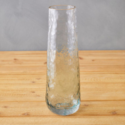 Premier Housewares Blue Brock Glass Vase Small - Size: 9 x 9 x 25cm - Wilko - thumbnail 3