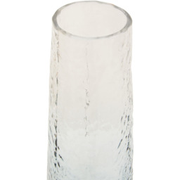 Premier Housewares Blue Brock Glass Vase Small - Size: 9 x 9 x 25cm - Wilko - thumbnail 5