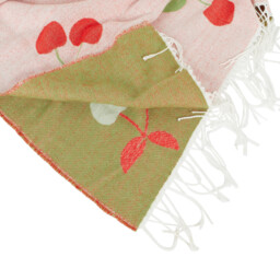 Cherries Jacquard Throw - Pink - Divante - Wilko - thumbnail 7