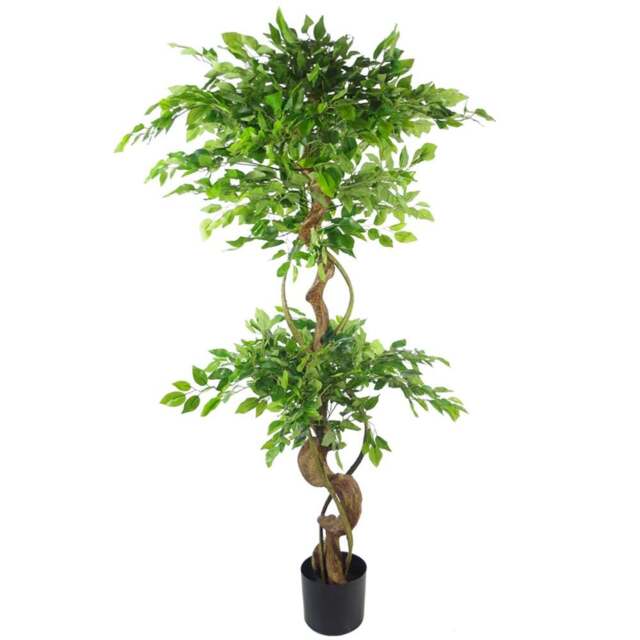 Botanik Japanese Fruticosa Artificial Tree in Pot 150cm - Size: 150 x 60 x 60cm - Green - Wilko - image 1