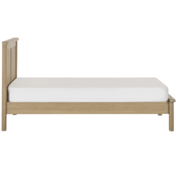 Julian Bowen Memphis King Size Limed Oak Bed Frame - Wood - Wilko - thumbnail 5
