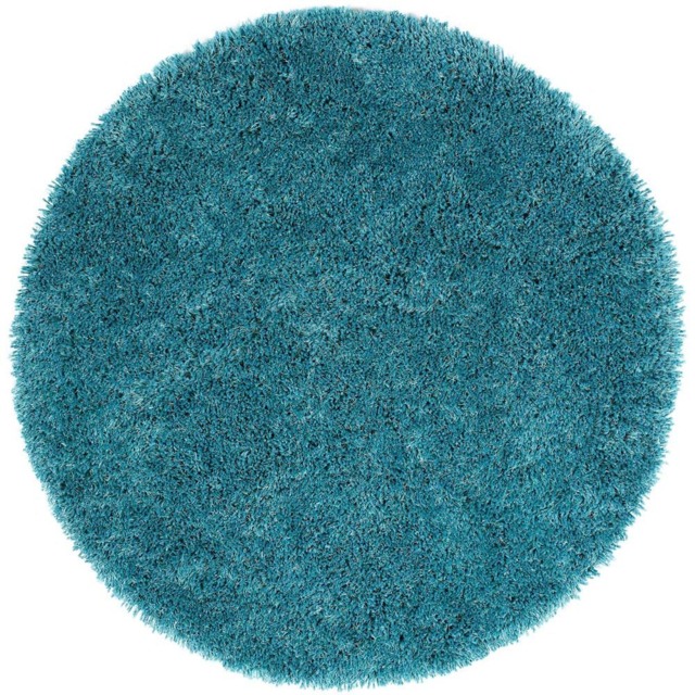 Origins Chicago Dark Teal Round Rug 133cm - Size: 133 x 133cm - Green - Origins Rugs - Wilko - image 1