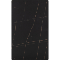 Seconique Marlow 4 Seater Black Dining Table Marble Effect - Wilko - thumbnail 6