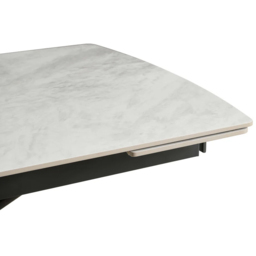 DS Living Kairo 6 Seater Extendable Dining Table Marble Pattern - Grey - Wilko - thumbnail 5