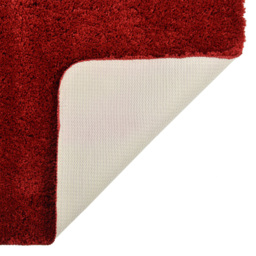 Allure Bath Fashions Wine Microfibre Luxury Non-Slip Bath Mat 50 x 80cm - Red - Wilko - thumbnail 4