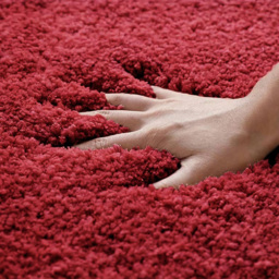 Allure Bath Fashions Wine Microfibre Luxury Non-Slip Bath Mat 50 x 80cm - Red - Wilko - thumbnail 5