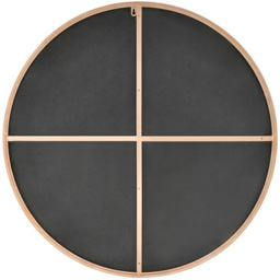 Furniturebox Emma Round Gold Frame Wall Mirror 80cm - Size: 80 x 80cm - Wilko - thumbnail 4