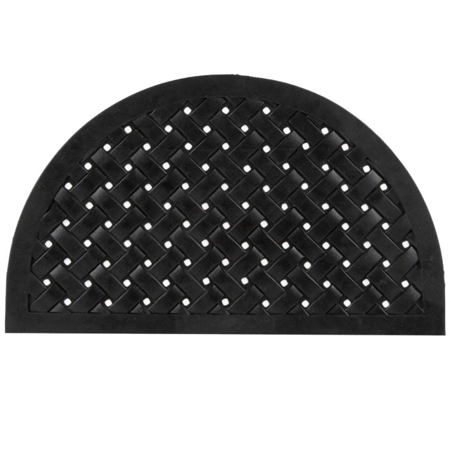 Esselle Home Reddish Black Rubber Doormat 45 x 75cm - Wilko - image 1