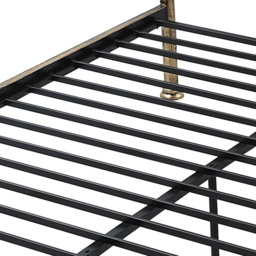 OAT Home Camden Single Antique Brass Effect and Black Guest Trundle Metal Bed - Wilko - thumbnail 5