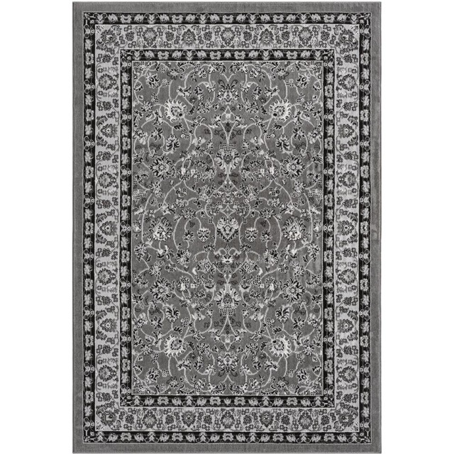 Desire Rugs Obsidian Grey Classical Traditional Rug 120 x 170cm - Size: 170 x 120 x 0.8cm - Wilko - image 1