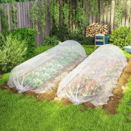 Outsunny 3 x 5m White PE Waterproof Tarpaulin - Size: 0.1 x 500 x 300cm - Wilko - thumbnail 4
