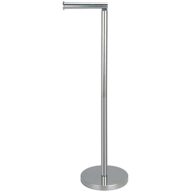 Kensington Silver Rotating Toilet Roll Holder - Size: 15 x 56 x 15cm - Wilko - image 1