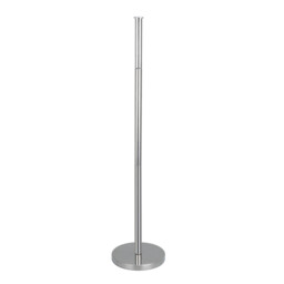 Kensington Silver Rotating Toilet Roll Holder - Size: 15 x 56 x 15cm - Wilko - thumbnail 3