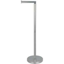 Kensington Silver Rotating Toilet Roll Holder - Size: 15 x 56 x 15cm - Wilko