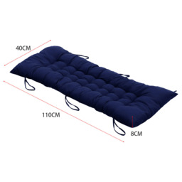 Living and Home Blue Thick Soft Lounge Chair Cushion 110 x 40cm - Size: 42 x 53cm - Wilko - thumbnail 7