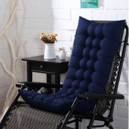 Living and Home Blue Thick Soft Lounge Chair Cushion 110 x 40cm - Size: 42 x 53cm - Wilko - thumbnail 6