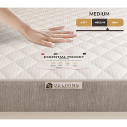 DS Living Luxe Super King Size 800 Pocket Comfort Layer Sprung Mattress - White - Wilko - thumbnail 6