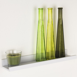 Core Products Dura 58cm Matt White Display Shelf - Size: 10 x 58 x 5cm - Wilko - thumbnail 4