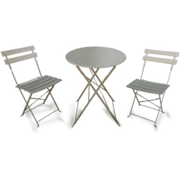 Florence 2 Seater Metal Foldable Bistro Set - Multi - Furniture One - Wilko - thumbnail 3