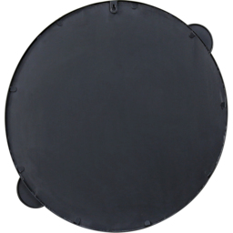 Charles Bentley Warsaw Black Dotted Round Wall Mirror - Size: 2.5 x 65 x 58cm - Wilko - thumbnail 4
