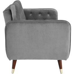 Home Detail Whitby 2 Seater Dark Grey Velvet Sofa Bed - Wilko - thumbnail 4