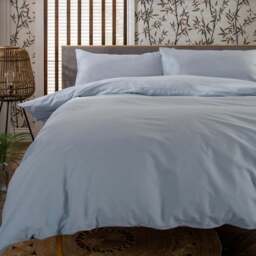 The Lyndon Company Double Powder Blue Duvet Set - Wilko