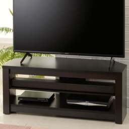 TTAP Memphis 2 Shelf Black TV Stand - Size: 14.4 x 100 x 39.5cm - Wilko - thumbnail 1